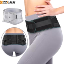 1PCS Lower Back Brace for Pain Relief- Adjustable Lumbar Support Belt with 4 Steel Stays,Breathable & Posture Corrector for Work