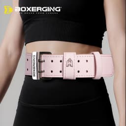 Weight Lifting Belt For Women 10cm Width Gym Fitness Squats Belt Back Support Powerlifting, Cross Training, Workout Belt Pink
