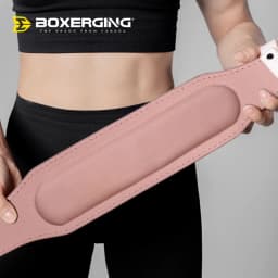 Weight Lifting Belt For Women 10cm Width Gym Fitness Squats Belt Back Support Powerlifting, Cross Training, Workout Belt Pink