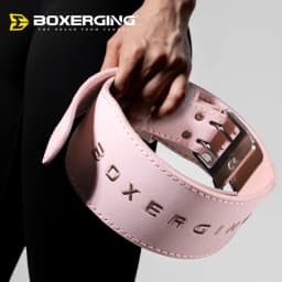 Weight Lifting Belt For Women 10cm Width Gym Fitness Squats Belt Back Support Powerlifting, Cross Training, Workout Belt Pink