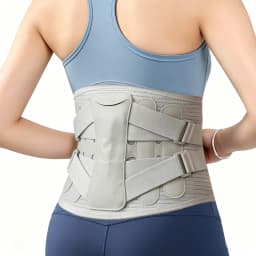Adjustable Lumbar Support Belt Breathable Back Brace For Gym Weightlifting Workout And Daily Office Sitting Relief
