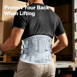Bionic Spine Design Back Brace - Lumbar Support Belt for Men & Women - Adjustable Knitted Lumbar Support Belt -Breathable Mesh
