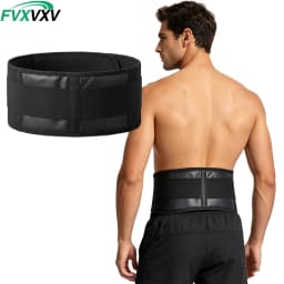 Magnetic Therapy Heating Back Brace, Heated Waist Wrap for Sciatica & Lower Back Pain, Adjustable Lumbar Support Belt