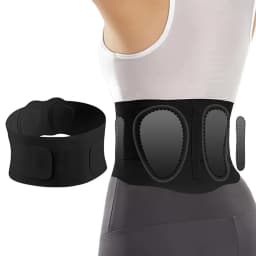 Lumbar Back Brace for Lower Back Pain Women Men, Breathable Waist Support Belt, Thin Lumbar Support Brace Sciatica Pain Relief
