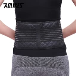 AOLIKES 1PCS Tourmaline Products Self-heating Magnetic Waist Back Support Brace Belt Lumbar Warm Protector Posture Corrector