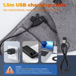 RGGMQQ 1PCS USB Heating Waist Belt - Portable Heated Pad with Hand Pockets, 3 Heat Levels, Back Pain Relief (No Power Bank)