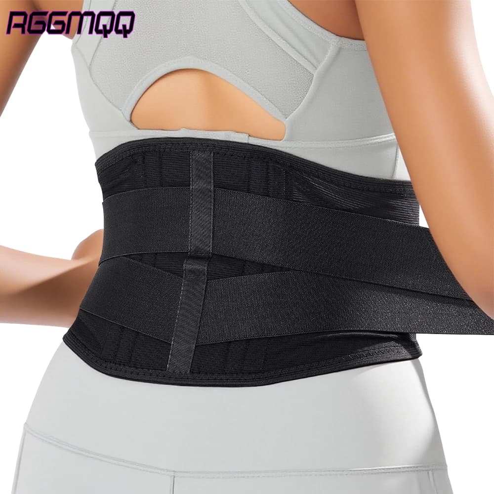 2-Stay Breathable Lower Back Brace,Adjustable Lumbar Support Belt for Sciatica,Back Pain Orthosis for Men Women Work Home Office