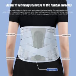Back Brace for Lower Back Pain Lumbar Support Belt for Men Women, Bionic Spine Design Back Brace for Sciatica Herniated Disc