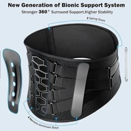 Back Brace for Lower Back Pain Relief with Pulley System,Lumbar Support Belt for Men & Women with Lumbar Pad,for Herniated Disc