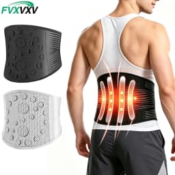 1PCS Heating Magnetic Therapy Back Brace Support Belt for Men Women, for Sciatica, Herniated Disc, Scoliosis Back Pain Relief