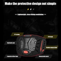 Motorcycle Kidney Belt Back Brace for Lower Back Pain Relief for Men and Women Lumbar Support Belt Lightweight Breathable Design