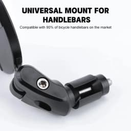 Universal Bicycle Rearview Mirror Adjustable Rotate Wide Angle Cycling Handlebar Rear View Mirrors for MTB Road Accessories
