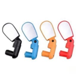 2Pcs/Pack Bike Rearview Mirror Wide Angle Rotating Handlebar Mount for Road Mountain Bicycle Accessories Cycling Safety