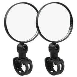 1/2PC Bike Mirror 360 Degree Adjustable Rotatable Handlebar Mirror Wide Bycicle Accessories Cycling Rear View Mirror Accesorios