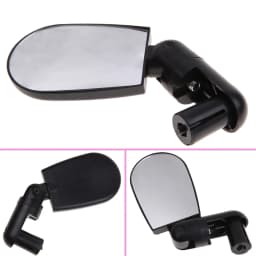 Bicycle Mirrors Adjustable Rotation MTB Bike Cycling Rear View Mirrors for Outdoor Cycling Wide-Angle Handlebar Rearview Mirror