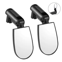 Bicycle Mirrors Adjustable Rotation MTB Bike Cycling Rear View Mirrors for Outdoor Cycling Wide-Angle Handlebar Rearview Mirror