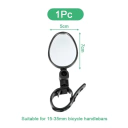 1-4pcs Bicycle Rearview Mirror Adjustable Rotate Wide-Angle Cycling Handlebar Rear View Mirrors for MTB Road Bike Accessories