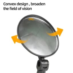 1-4pcs Bicycle Rearview Mirror Adjustable Rotate Wide-Angle Cycling Handlebar Rear View Mirrors for MTB Road Bike Accessories