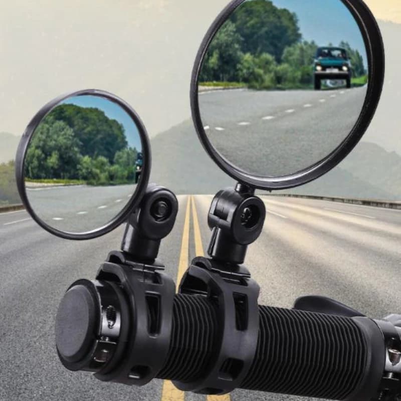1-4pcs Bicycle Rearview Mirror Adjustable Rotate Wide-Angle Cycling Handlebar Rear View Mirrors for MTB Road Bike Accessories