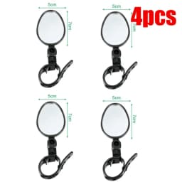 1-4pcs Bicycle Rearview Mirror Adjustable Rotate Wide-Angle Cycling Handlebar Rear View Mirrors for MTB Road Bike Accessories