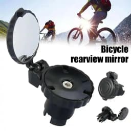 Bicycle Handlebar Plug Rearview Mirror Adjustable Rotate Bike Handlebar Plug Rear View Mirror For MTB Road Bike Accessories