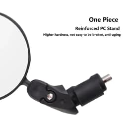2PCS 360° Bike Mirror - Wide-Angle Rearview for MTB/Road/E-Bike, Shockproof Handlebar Mount Tool-Free Install