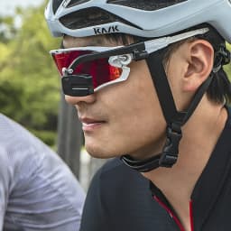 Cycling Rear View Mirror Glasses 360 Degree Adjustable Eyewear Mount for Bike Helmet Road Riding Safety