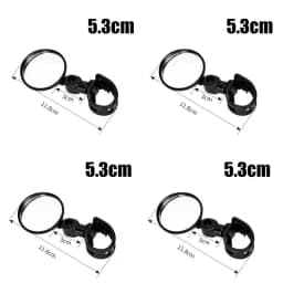 1/3/5PCS Bicycle Rearview Mirror 360 Degree Adjustable Rotatable Universal Cycling Handlebar Rear View Mirrors for MTB Road Bike