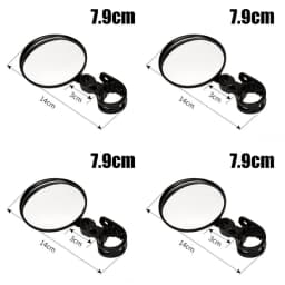 1/3/5PCS Bicycle Rearview Mirror 360 Degree Adjustable Rotatable Universal Cycling Handlebar Rear View Mirrors for MTB Road Bike