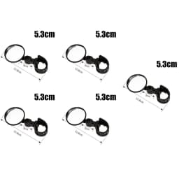 1/3/5PCS Bicycle Rearview Mirror 360 Degree Adjustable Rotatable Universal Cycling Handlebar Rear View Mirrors for MTB Road Bike