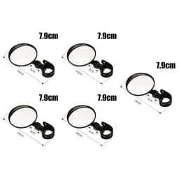 1/3/5PCS Bicycle Rearview Mirror 360 Degree Adjustable Rotatable Universal Cycling Handlebar Rear View Mirrors for MTB Road Bike