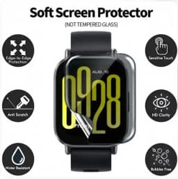 2Pcs Privacy Hydrogel Film For Xiaomi Redmi Watch 4 5 Active 5 Lite Screen Protector