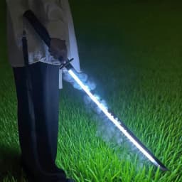40inch Bleach Kuchiki Rukia Katana Sword LED Mist Original Vapour Sabre Wood Vapor Schwert Cosplay Accessories Prop Toy Gift