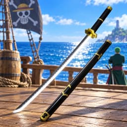 40inch Bleach Kuchiki Rukia Katana Sword LED Mist Original Vapour Sabre Wood Vapor Schwert Cosplay Accessories Prop Toy Gift
