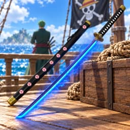 40inch Bleach Kuchiki Rukia Katana Sword LED Mist Original Vapour Sabre Wood Vapor Schwert Cosplay Accessories Prop Toy Gift
