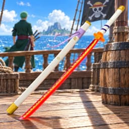 40inch Bleach Kuchiki Rukia Katana Sword LED Mist Original Vapour Sabre Wood Vapor Schwert Cosplay Accessories Prop Toy Gift