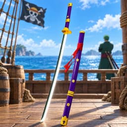 40inch Bleach Kuchiki Rukia Katana Sword LED Mist Original Vapour Sabre Wood Vapor Schwert Cosplay Accessories Prop Toy Gift