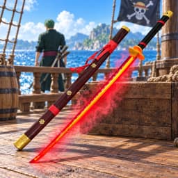 40inch Bleach Kuchiki Rukia Katana Sword LED Mist Original Vapour Sabre Wood Vapor Schwert Cosplay Accessories Prop Toy Gift