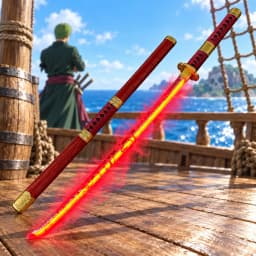 40inch Bleach Kuchiki Rukia Katana Sword LED Mist Original Vapour Sabre Wood Vapor Schwert Cosplay Accessories Prop Toy Gift