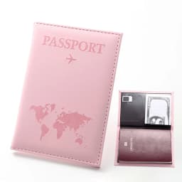 Vintage RFID Passport Cover for Women & Men - Multi-Function PU Leather Wallet Case with ID/Bank Card Slots, Travel Accessory
