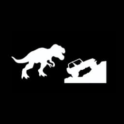 Car Sticker For Jeep T-rex Tyrannosaurus Rex Decals Dinosaur Vinyl Sticker For Jeep Car Window Laptop Decoration