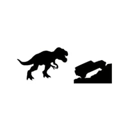 Car Sticker For Jeep T-rex Tyrannosaurus Rex Decals Dinosaur Vinyl Sticker For Jeep Car Window Laptop Decoration