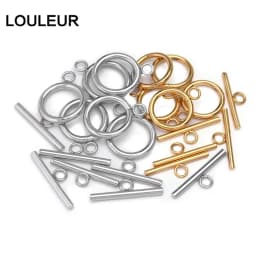 Stainless Steel OT Clasps Bracelet Toggle Clasp Connectors for DIY Bracelet Necklace Jewelry Findings Making Supplies Wholesale