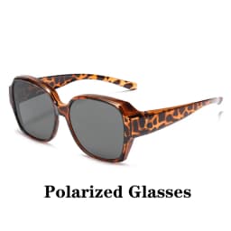 Fashion Round Polarized Sunglasses Cover Over Myopia Prescription Glasses Portable Men Women Vintage Fishing Driving Eyewear