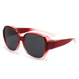 Fashion Round Polarized Sunglasses Cover Over Myopia Prescription Glasses Portable Men Women Vintage Fishing Driving Eyewear