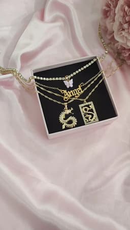 New Multi Layer Butterfly Dragon Charms Crystal Necklaces For Women Punk Golden Angel Letter Clavicle Chain Hiphop Gifts Jewelry