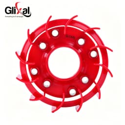 Glixal GY6 50cc 125cc 150cc High Flow Performance Racing TURBO Cooling Fan for 139QMB 152QMI 157QMJ Scooter Moped ATV Go-Cart
