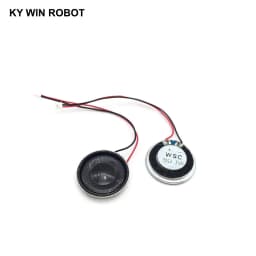 2pcs New Ultra-thin Speaker 8 Ohms 1 Watt 1W 8R Speaker Diameter 28MM 2.8CM Thickness 5MM with 1.25mm Terminal Wire Length 10CM