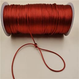 2MM Braided Macrame Silk Macrame Cord Rope Thread Wire DIY Chinese Knot Satin Bracelets Making Findings Beading 10-225Meters