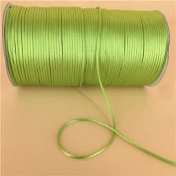 2MM Braided Macrame Silk Macrame Cord Rope Thread Wire DIY Chinese Knot Satin Bracelets Making Findings Beading 10-225Meters